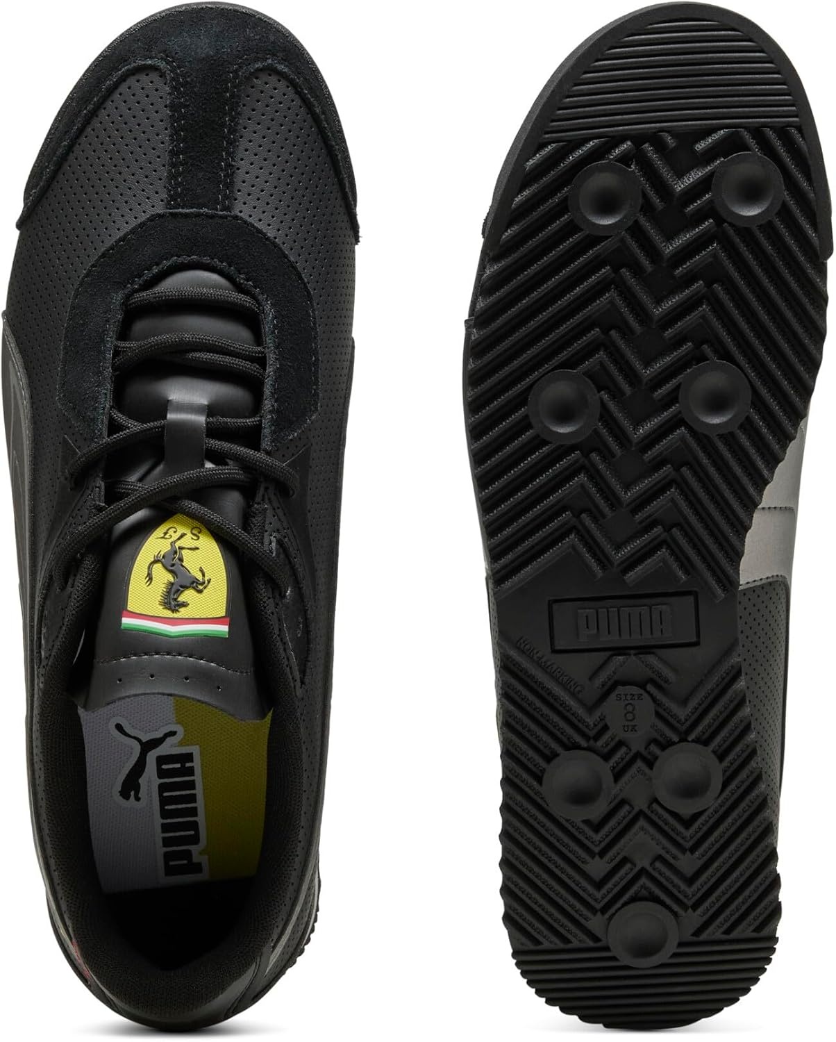 image:imagePuma Mens Scuderia Ferrari Roma ShoesBlackaged Silver Ah25