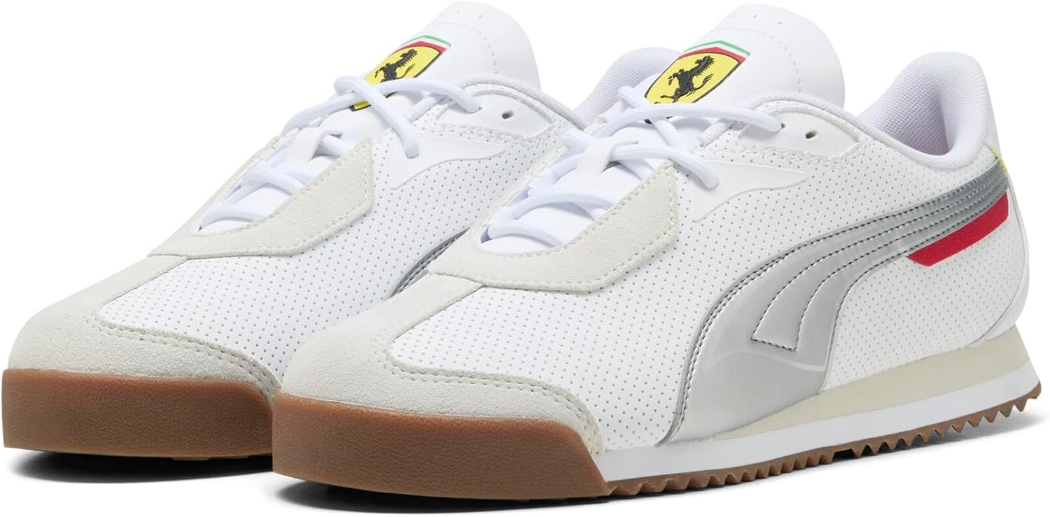 image:imagePuma Mens Scuderia Ferrari Roma ShoesWhiteaged Silver Ah25