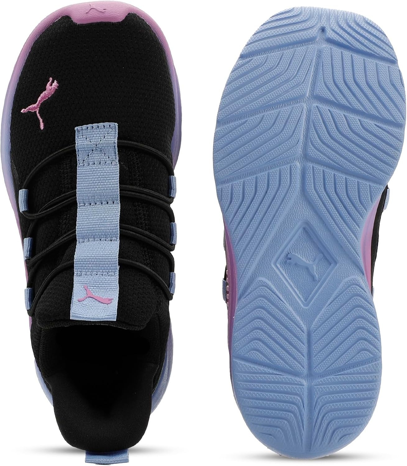 image:imagePuma UnisexChild One4all Slip onPuma Blackintense Lavendermauve Pop