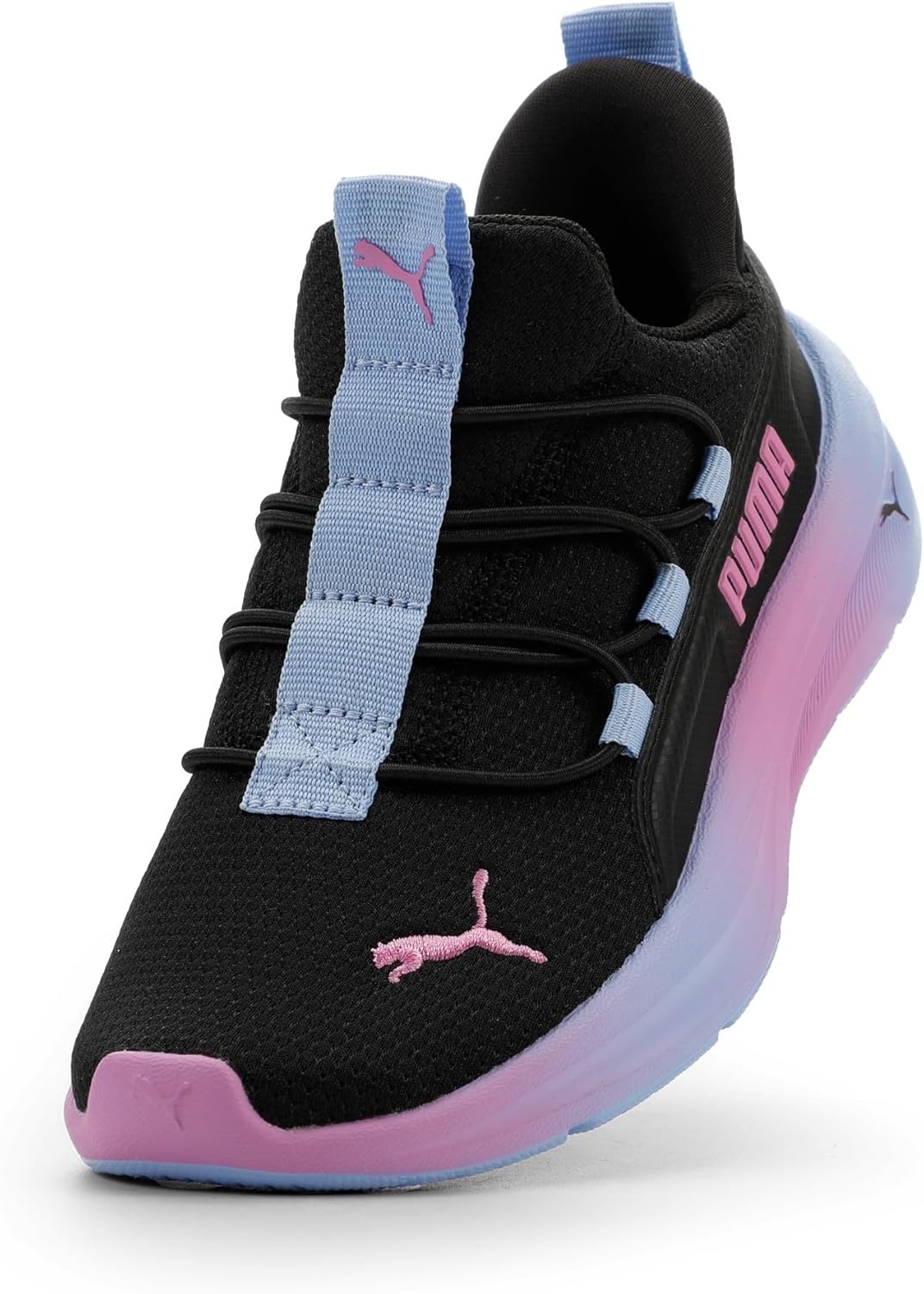 image:imagePuma UnisexChild One4all Slip onPuma Blackintense Lavendermauve Pop