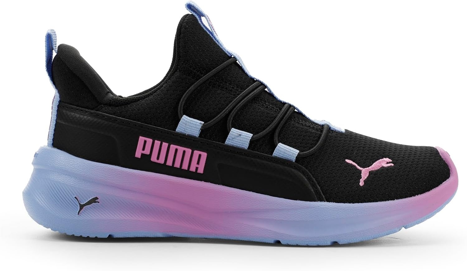 image:imagePuma UnisexChild One4all Slip onPuma Blackintense Lavendermauve Pop