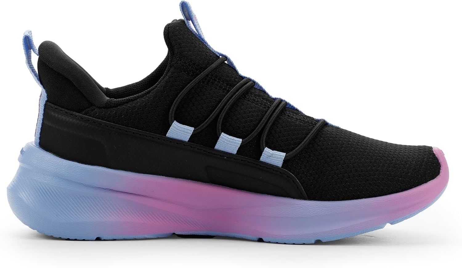 image:imagePuma UnisexChild One4all Slip onPuma Blackintense Lavendermauve Pop