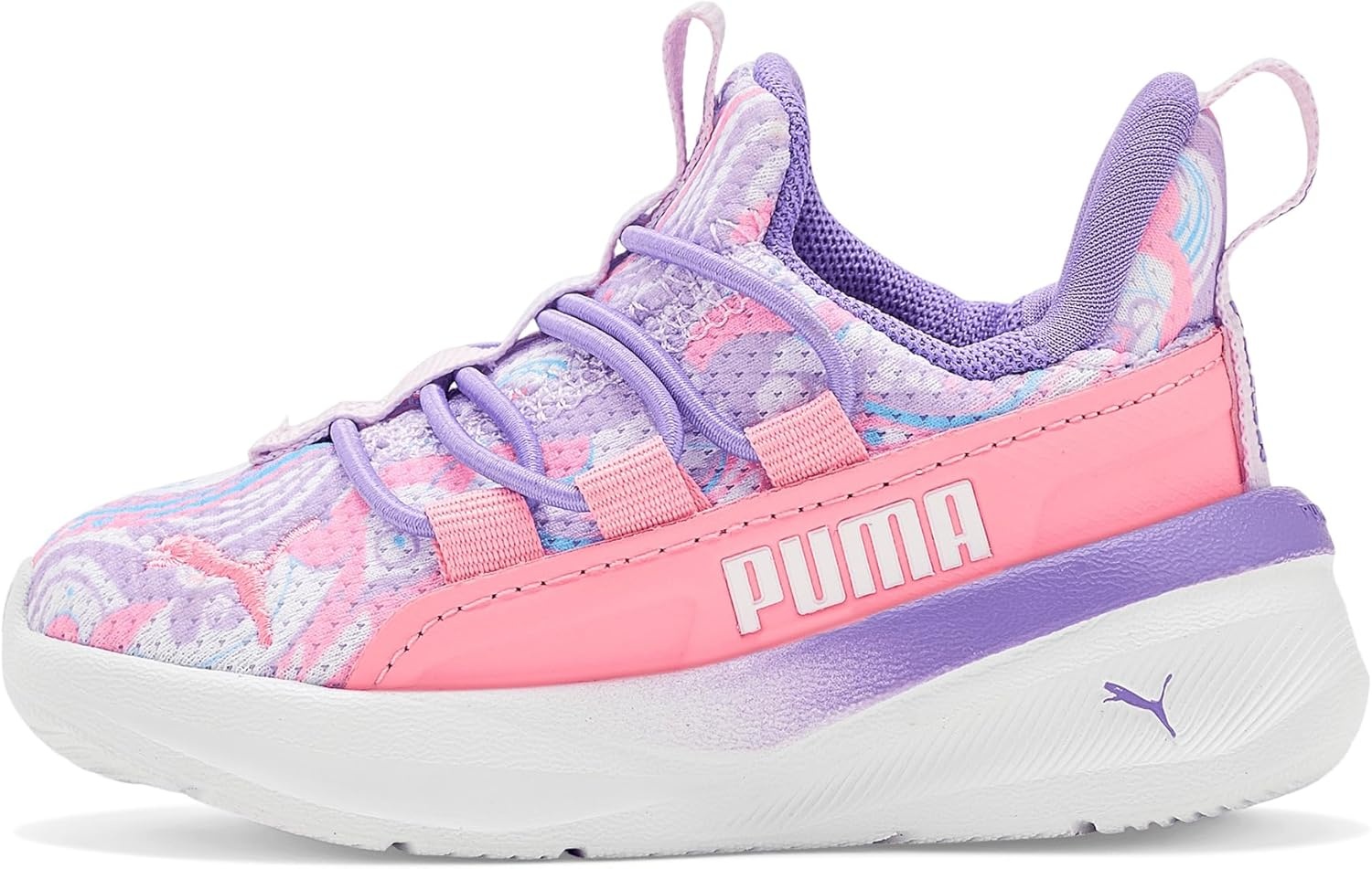 image:imagePuma UnisexChild One4all Slip onWhiteLilac FrostPearl Pink