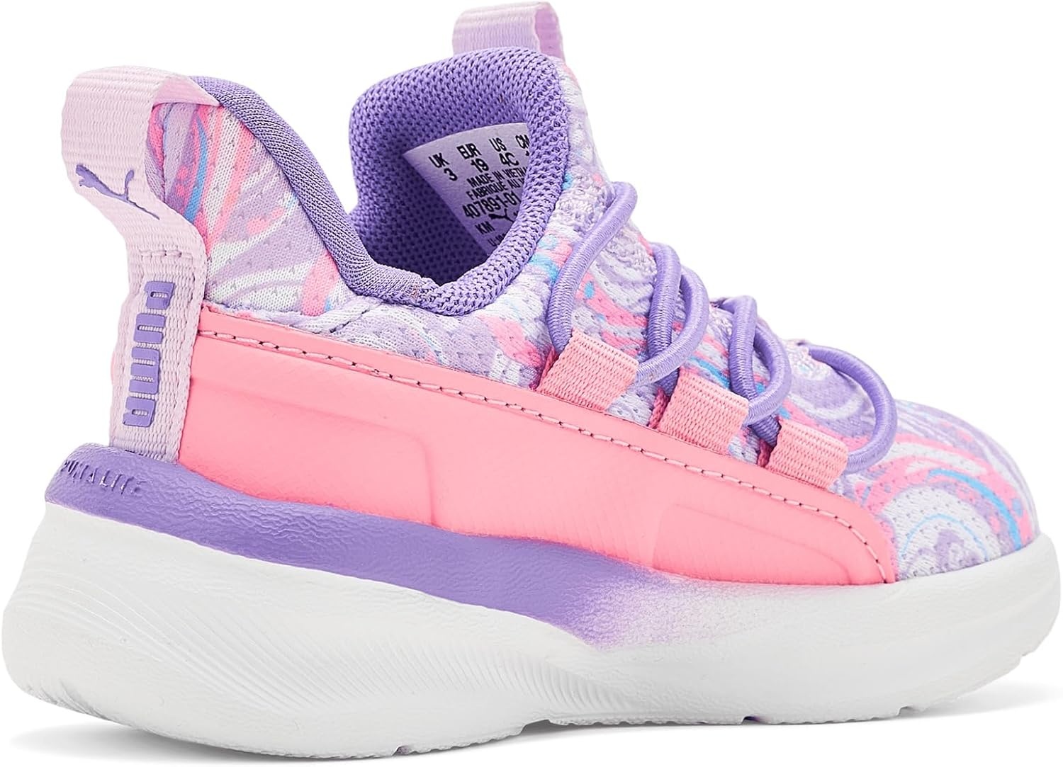 image:imagePuma UnisexChild One4all Slip onWhiteLilac FrostPearl Pink