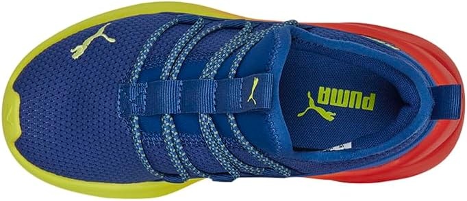 image:imagePuma UnisexChild One4allClyde RoyalPuma RedLime Smash