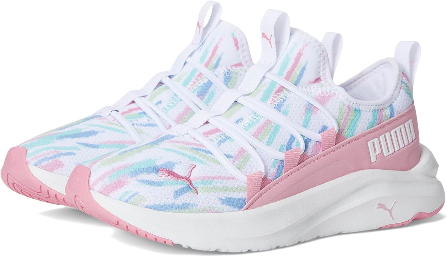 image:imagePuma UnisexChild One4allPuma Whitepink Lilacmint