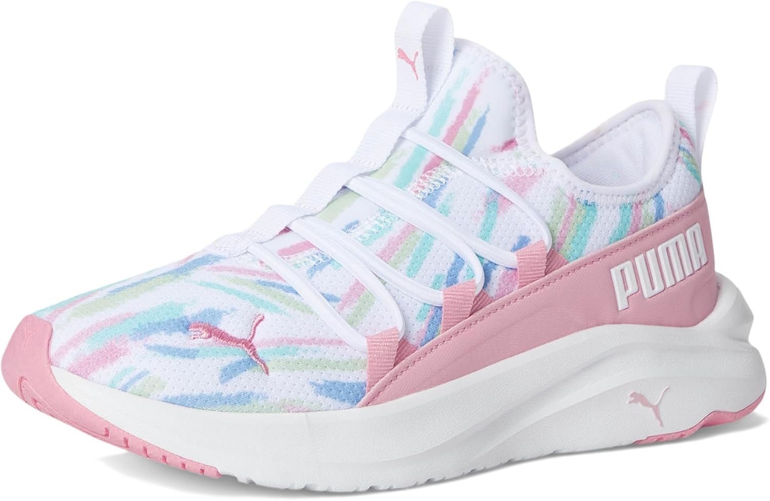 image:imagePuma UnisexChild One4allPuma Whitepink Lilacmint