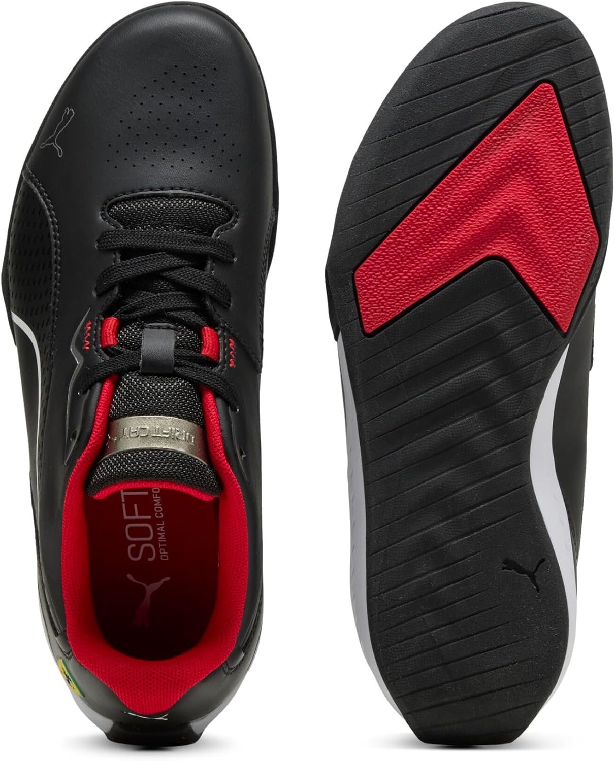 image:imagePuma UnisexChild Scuderia Ferrari Drift CatPuma Blackrosso Corsa