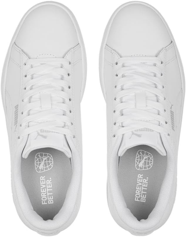 image:imagePuma UnisexChild Smash ShoesPuma Whitecool Light Gray