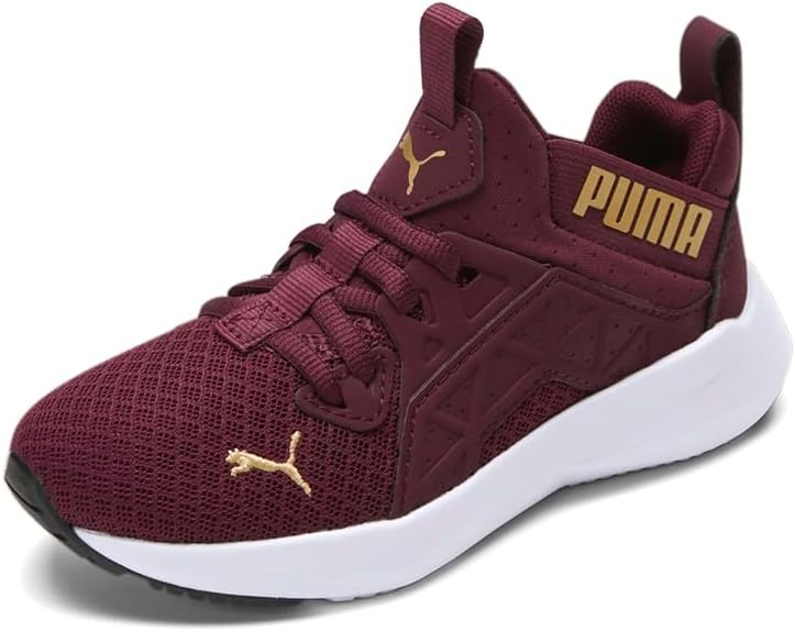 image:imagePuma UnisexChild Softride Enzo ShoesAuberginepuma Team Gold