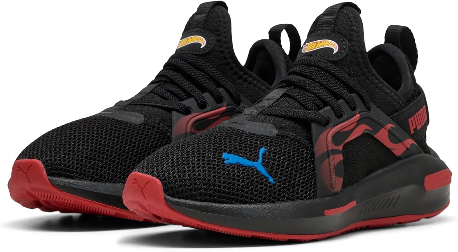 image:imagePuma UnisexChild Softride Enzo ShoesPuma Blackred Fire