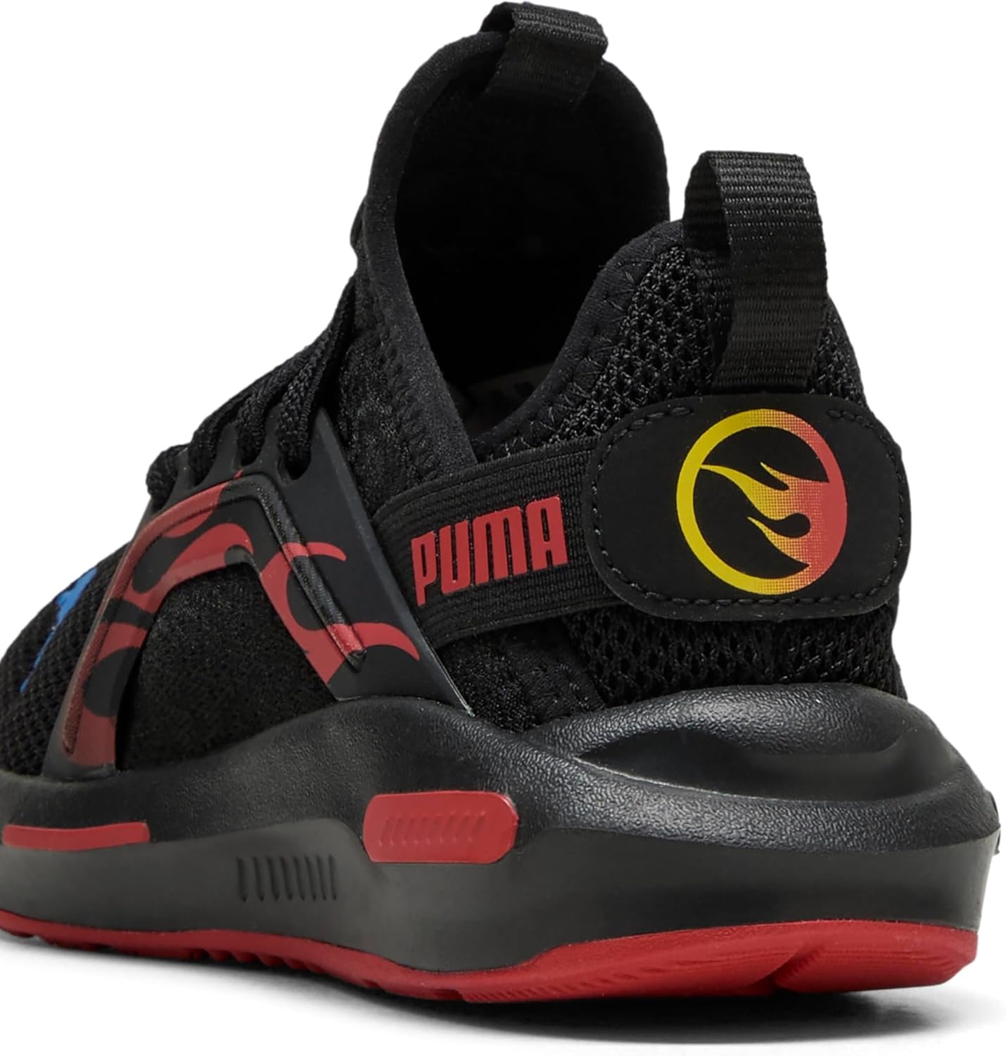 image:imagePuma UnisexChild Softride Enzo ShoesPuma Blackred Fire