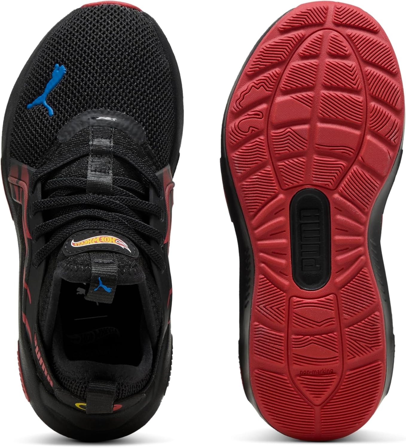 image:imagePuma UnisexChild Softride Enzo ShoesPuma Blackred Fire