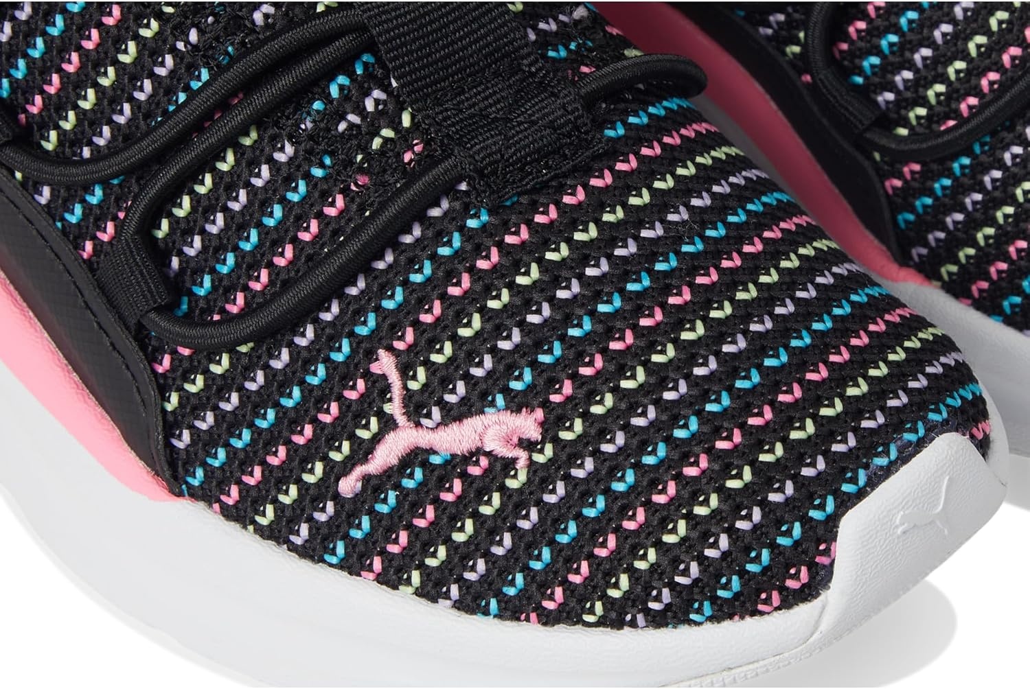 image:imagePuma UnisexChild Softride One4all Slipon Shoes Big KidBlackfast Pink Ah25