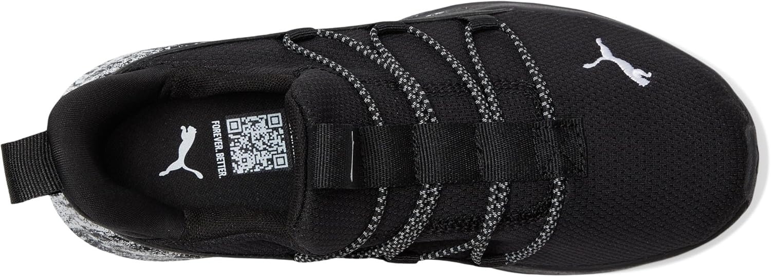 image:imagePuma UnisexChild Softride One4all Slipon Shoes Big KidBlackwhite Ah25