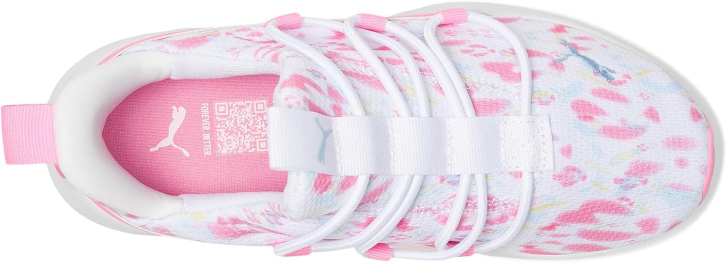 image:imagePuma UnisexChild Softride One4all Slipon Shoes Big KidWhitepink Pixel Ss25