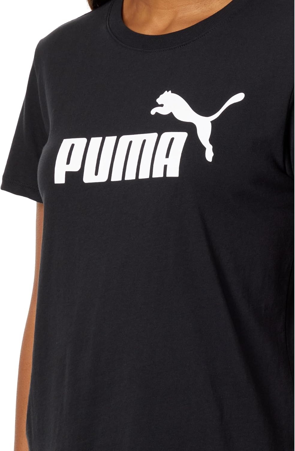 image:imagePuma Womens Essentials All Over Print TeeTShirtCotton Black