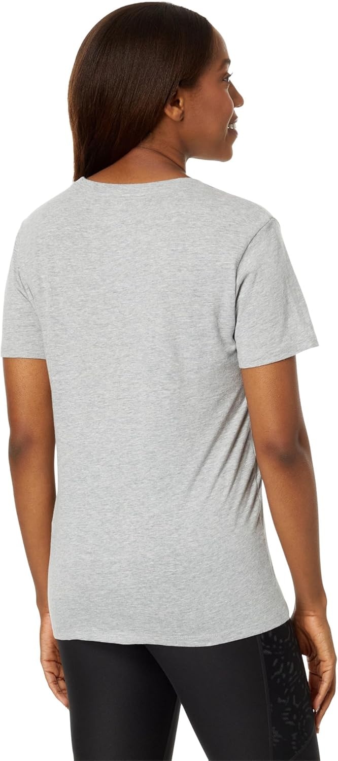 image:imagePuma Womens Essentials All Over Print TeeTShirtLight Gray Heather