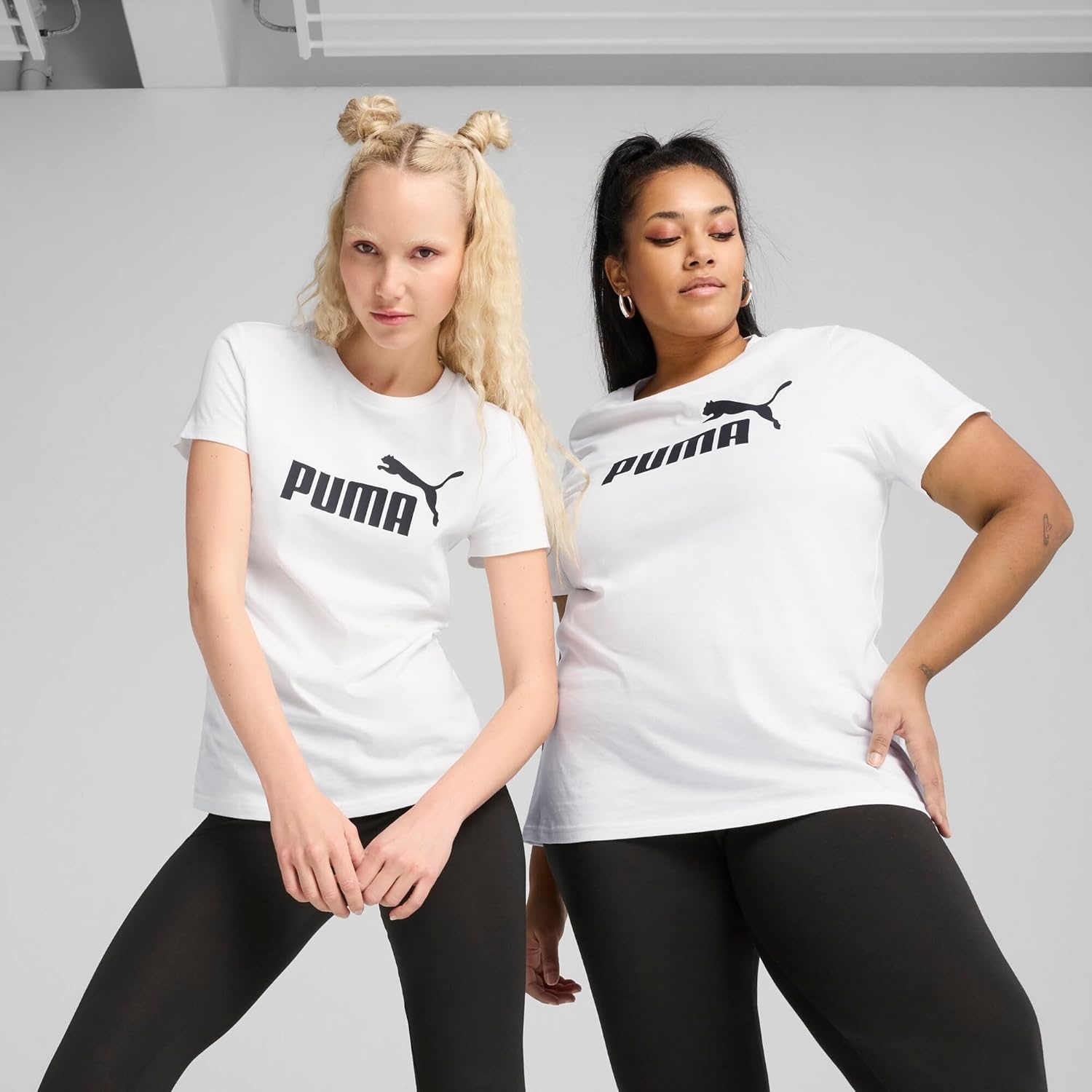 image:imagePuma Womens Essentials All Over Print TeeTShirtWhite Ah25