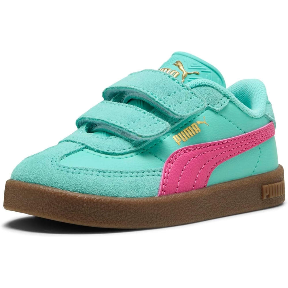 image:imagePUMA Kids Boys Club Ii Era Lace Up Sneakers Shoes CasualAquaticpinkgold Ah25