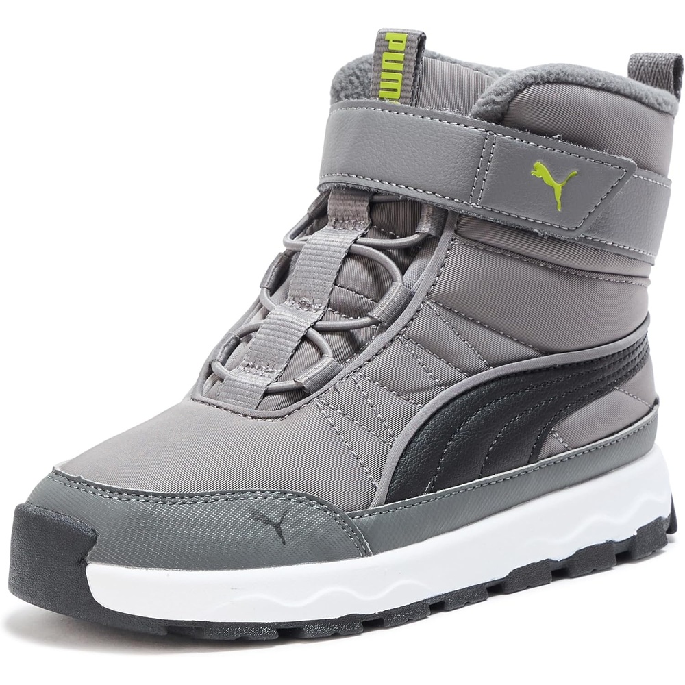 image:imagePUMA Kids Evolve Alternative Closure BootsCast Ironblacklime Smash Ah25