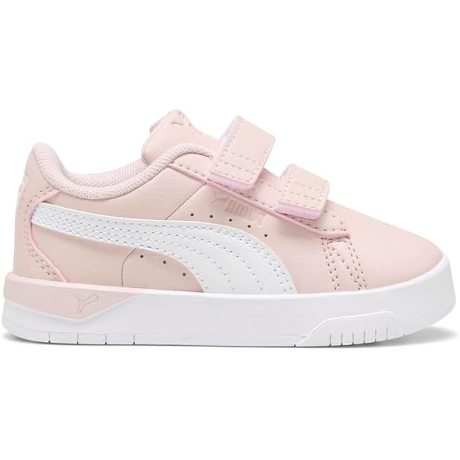 image:imagePUMA Kids Girls Jada Classic V Slip On Sneakers Shoes Casual WhiteMauve Mistwhite Ah25