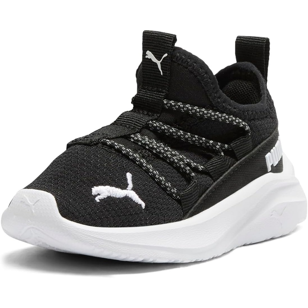 image:imagePUMA Kids Girls One4all Slip On Sneakers Shoes Casual PinkBlackWhite