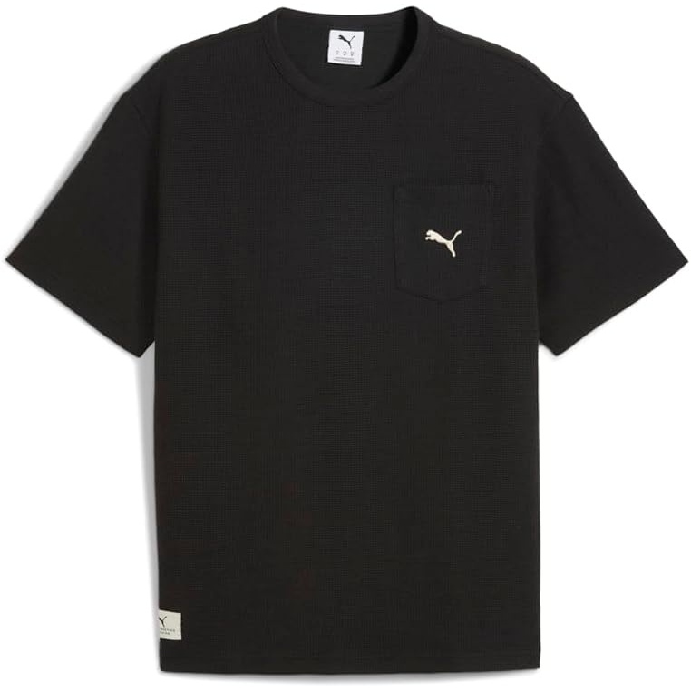 image:imagePUMA Mens Class Relaxed Pinnacle Crew Neck Short Sleeve Casual Tops Casual WhiteBlack Ah25