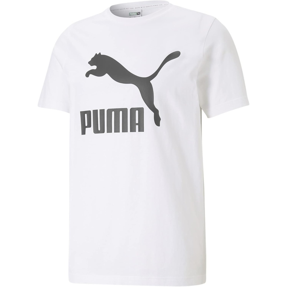 image:imagePUMA Mens Essentials Logo Crew Neck Short Sleeve Casual Tops CasualPuma White