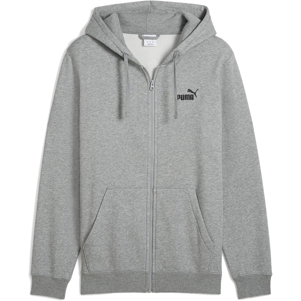 image:imagePUMA Mens Essentials No 1 Logo Hoodie Athletic Outerwear CasualGrey