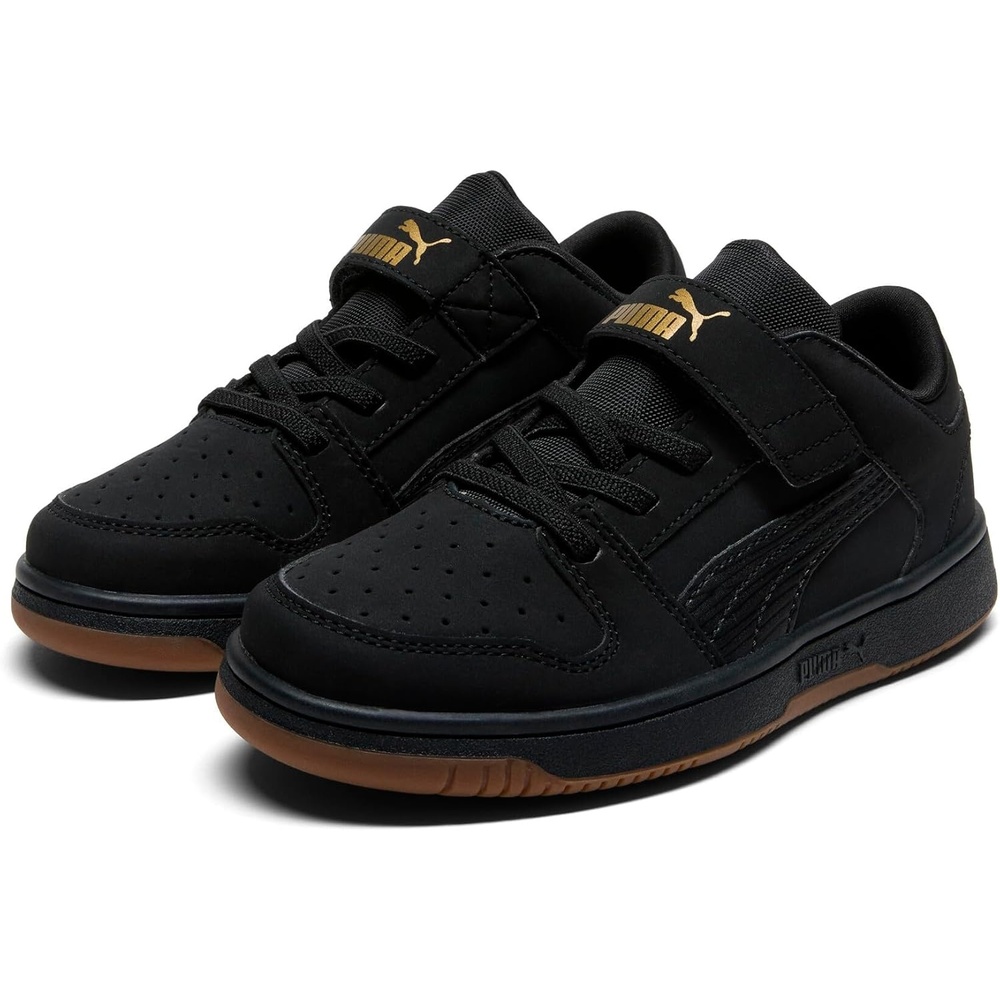 image:imagePUMA Toddler Boys Rebound Layup Lo Lace Up Sneakers Shoes Casual Blue WhiteBlackblackgold Ah25