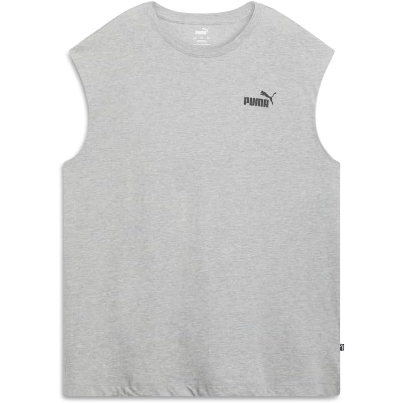 image:imagePUMA Womens Essentials No1 Logo Crew Neck Tank Casual Tops Casual BlueMedium Gray Heather Ah23