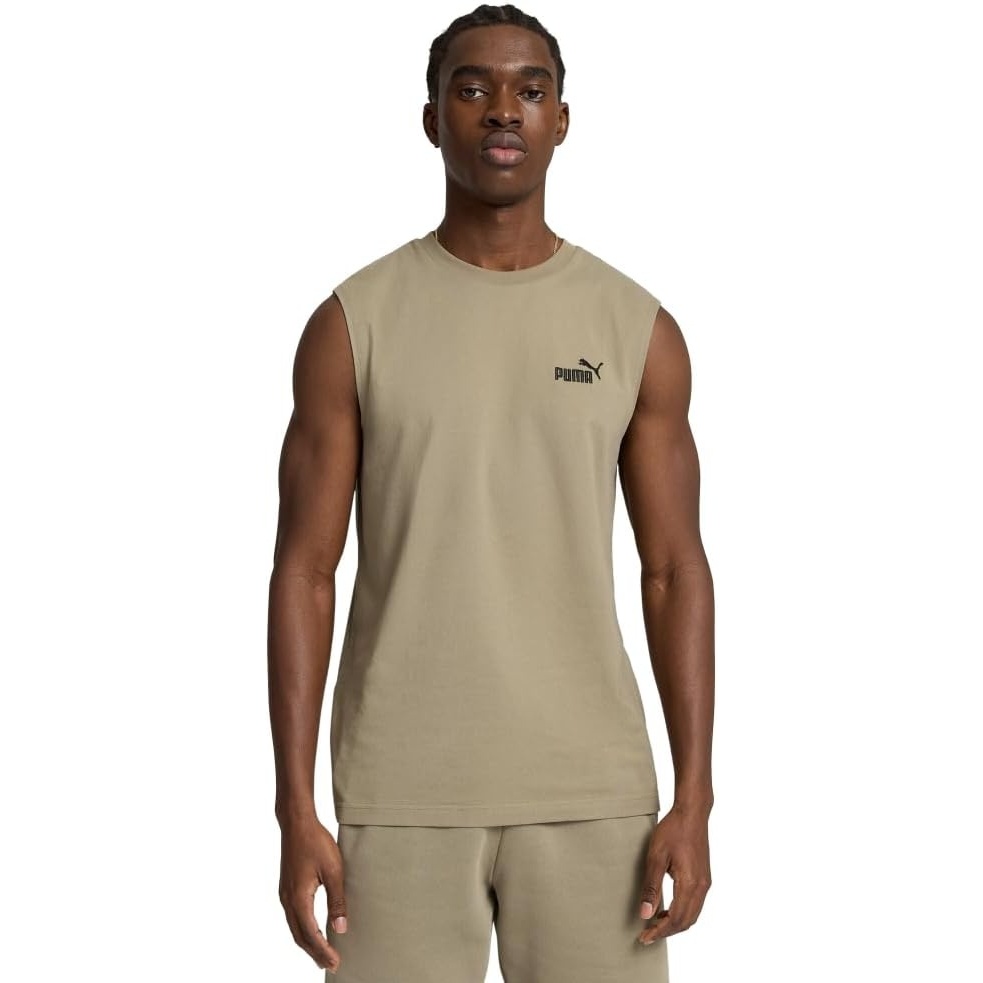 image:imagePUMA Womens Essentials No1 Logo Crew Neck Tank Casual Tops Casual  BlueVelvet Moss Ss25