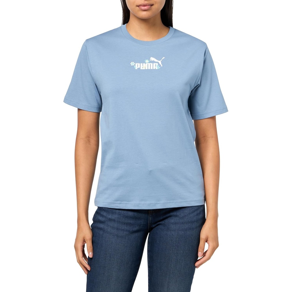 image:imagePUMA Womens Graphic TShirtCool Blue Nature Ah25