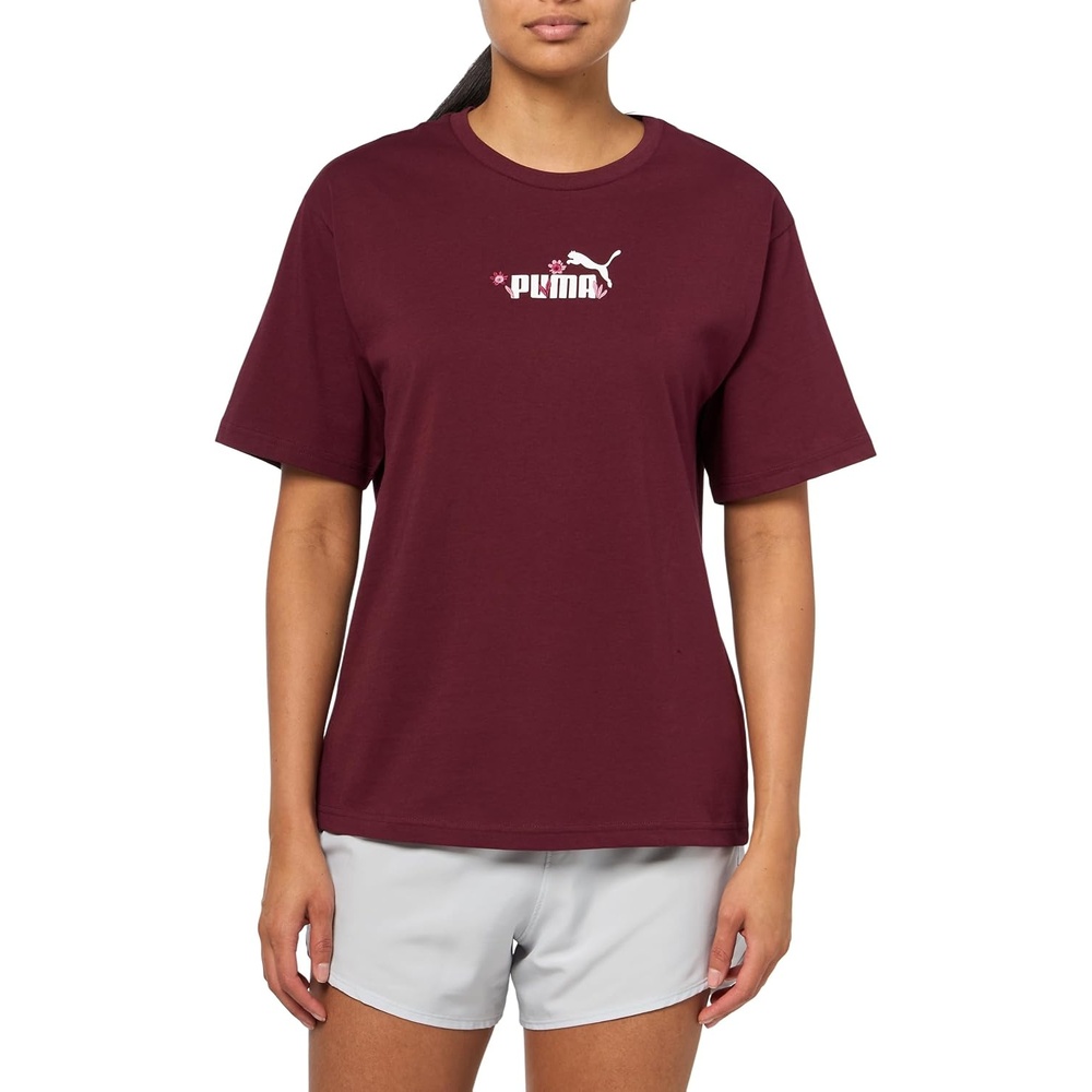 image:imagePUMA Womens Graphic TShirtRuby Shimmer Nature Ah25