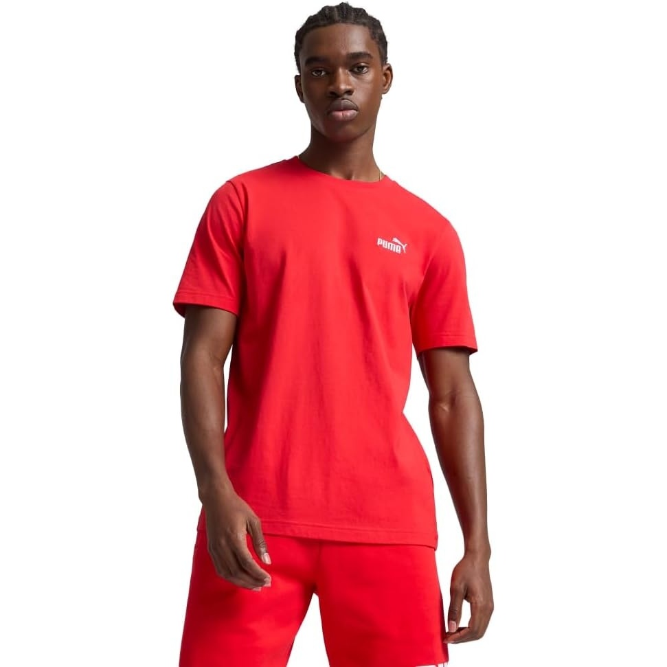 image:imagePuma Mens Essentials Small Logo TShirtFor All Time Redss25