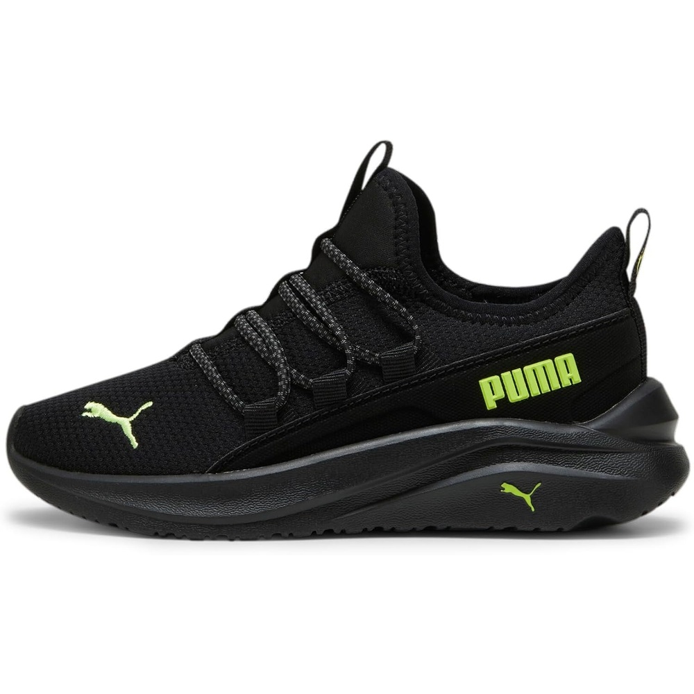 image:imagePuma UnisexChild One4all Slip onPuma Blacklime Powcool Dark Gray