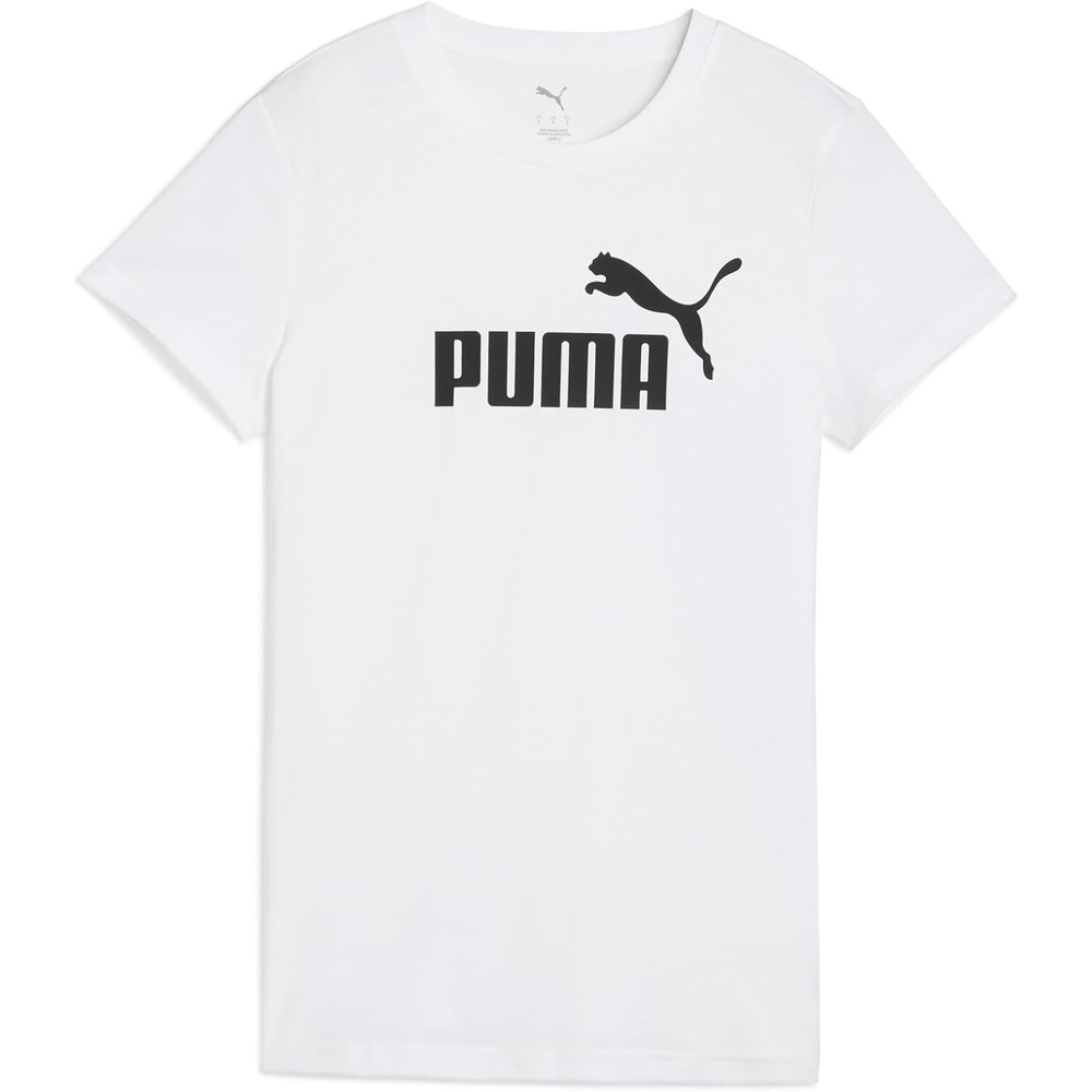 image:imagePuma Womens Essentials All Over Print TeeTShirtWhite Ah25