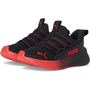 PUMA Kids Boys One4all 2.0 Blizzrizz Easy On Sneakers Shoes Casual – Black(Black-for All Time Red Ah25)