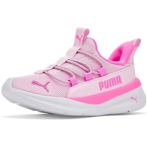 PUMA Kids Boys One4all 2.0 Blizzrizz Easy On Sneakers Shoes Casual – Black(Pearl Pink/Pink Pixel)