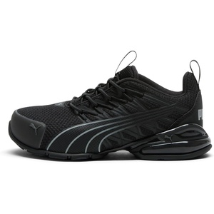 PUMA Kids Boys Voltaic Evo Vertical Fade Running Sneakers Shoes – Black, White(Black-storm Gray Ss25)