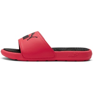 PUMA Kids Girls Cool Cat Irresistible Slide Casual Sandals Casual(For All Time Red-puma Black)