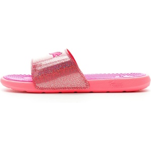 PUMA Kids Girls Cool Cat Irresistible Slide Casual Sandals Casual(Pink)