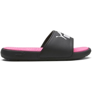 PUMA Kids Girls Cool Cat Irresistible Slide Casual Sandals Casual(Puma Black-puma White-knockout Pink)