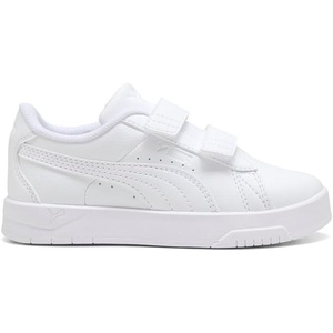 PUMA Kids Girls Jada Classic V Slip On Sneakers Shoes Casual – White(White)