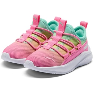 PUMA Kids Girls One4all Slip On Sneakers Shoes Casual – Pink(Fast Pink-mint)