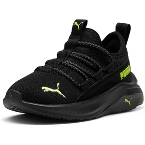 PUMA Kids Girls One4all Slip On Sneakers Shoes Casual – Pink(Puma Black-lime Pow-cool Dark Gray)