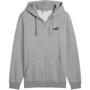 PUMA Mens Essentials No. 1 Logo Hoodie Athletic Outerwear Casual(Grey)