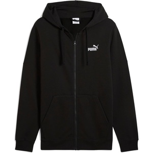 PUMA Mens Essentials No. 1 Logo Hoodie Athletic Outerwear Casual(Puma Black)