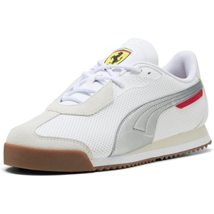 Puma Mens Scuderia Ferrari Roma Shoes(White-aged Silver Ah25)